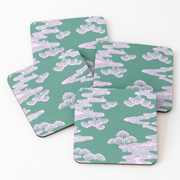 Item preview, Japanese Pine Flowing Water Pattern designed and sold by trajeado14.