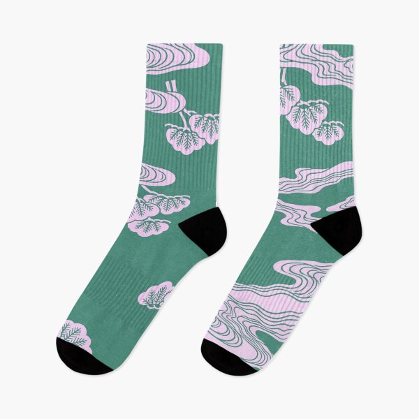 Item preview, Japanese Pine Flowing Water Pattern designed and sold by trajeado14.