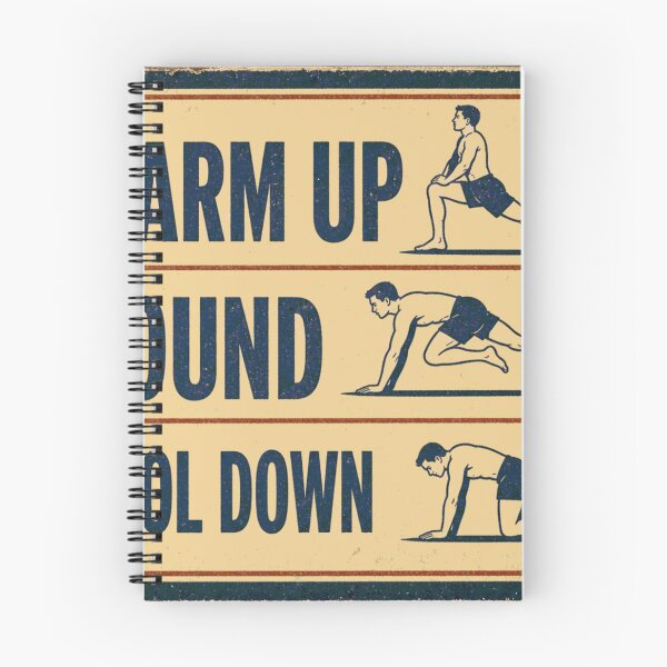 Item preview, Warm Up Bound Cool Down Quadrobics Sign designed and sold by BoosterShop.