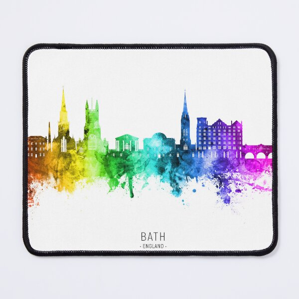 Item preview, Bath England Skyline Cityscape designed and sold by ArtPrints.