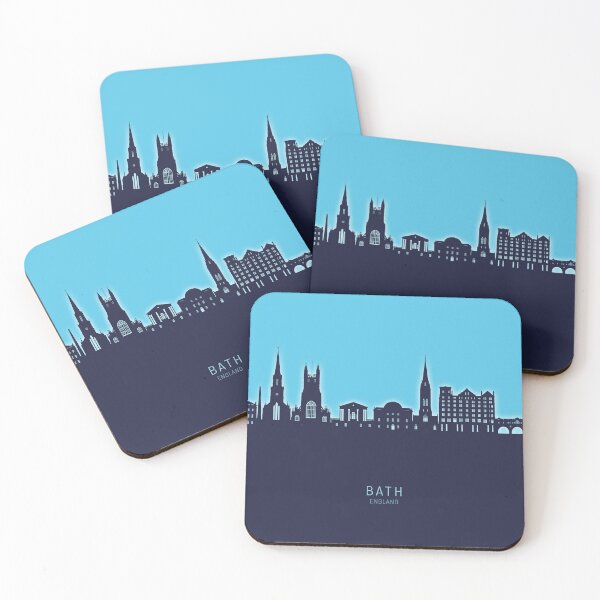 Item preview, Bath England Skyline Cityscape designed and sold by ArtPrints.