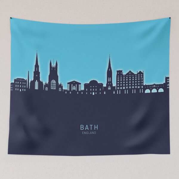 Item preview, Bath England Skyline Cityscape designed and sold by ArtPrints.
