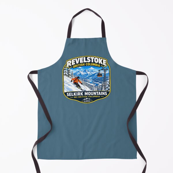 Item preview, Revelstoke Canada British Columbia Skiing Ski Sticker TShirt 01 designed and sold by OuterShellUK.