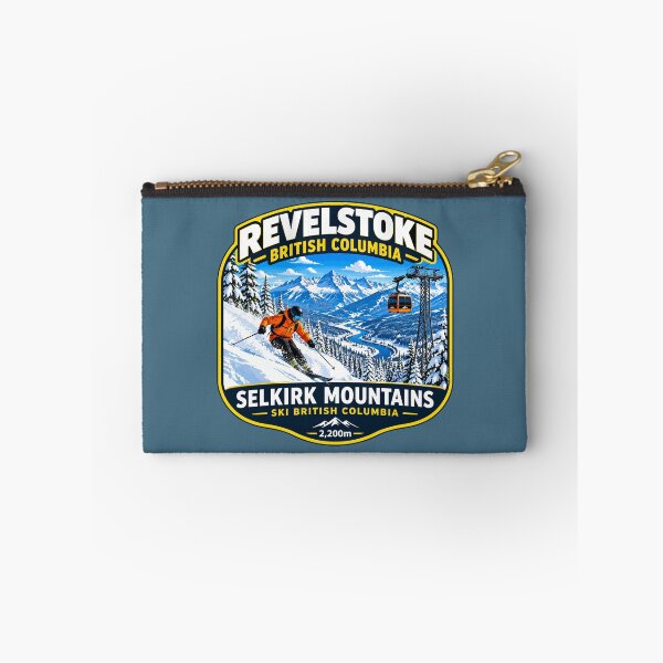 Item preview, Revelstoke Canada British Columbia Skiing Ski Sticker TShirt 01 designed and sold by OuterShellUK.