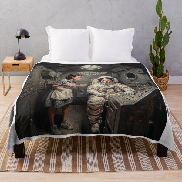Item preview, Funny Tee Astronaut Husband Can You Repeat That I Wasn't Listening designed and sold by Home Decor Art.