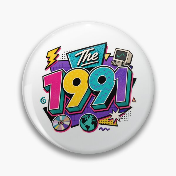 Item preview, The 1991 Retro Birthday designed and sold by RedCircleArt.
