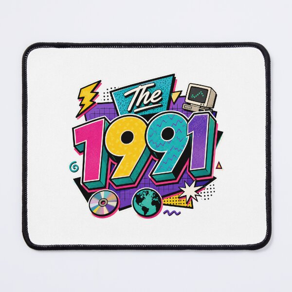 Item preview, The 1991 Retro Birthday designed and sold by RedCircleArt.