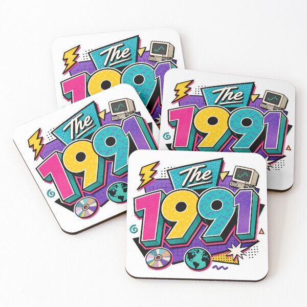 Item preview, The 1991 Retro Birthday designed and sold by RedCircleArt.