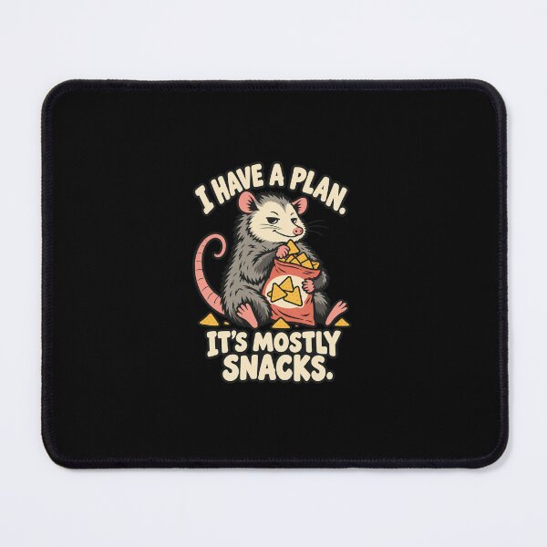 Item preview, Mostly Snacks – Funny Possum With a Plan designed and sold by djhypnotixx.