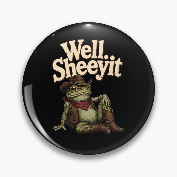 Item preview, Well Shoot Cowboy Frog Funny Western Frog Lover Vintage Western designed and sold by BuncoHearas.