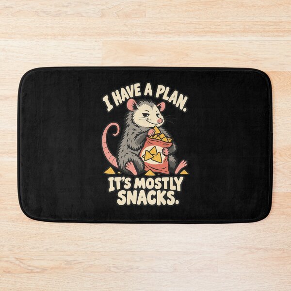 Item preview, Mostly Snacks – Funny Possum With a Plan designed and sold by djhypnotixx.