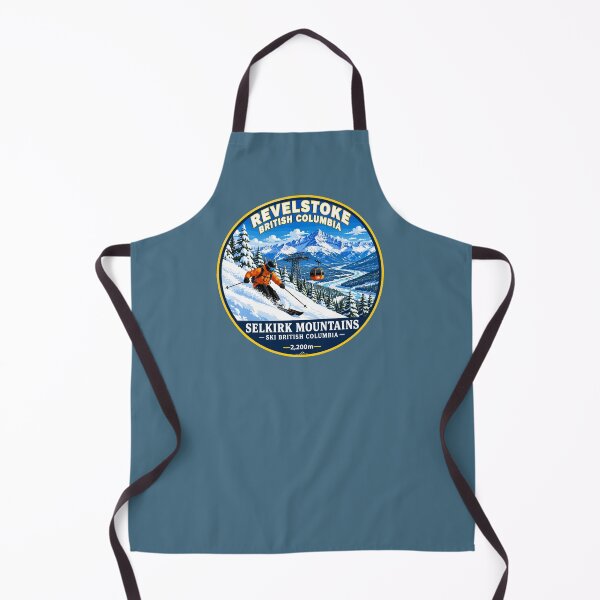 Item preview, Revelstoke Canada British Columbia Skiing Ski Sticker TShirt 02 designed and sold by OuterShellUK.