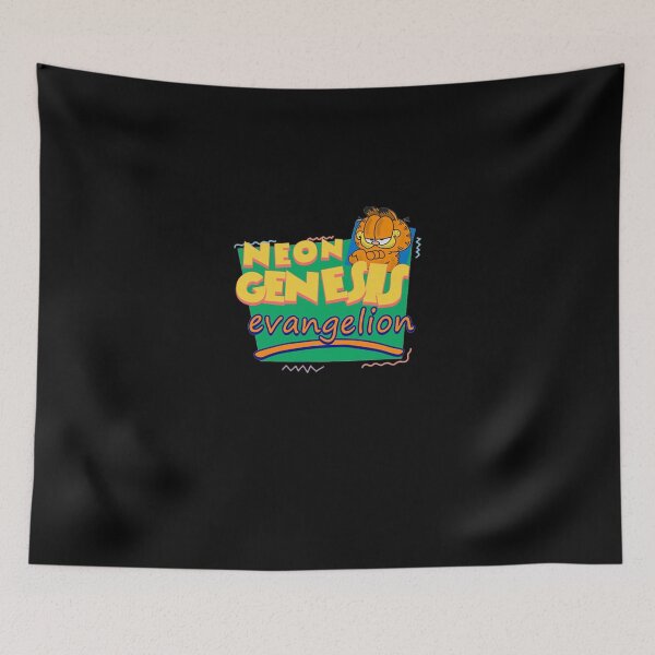 Item preview, Funny Retro Orange Cat Parody Colorful Anime Title Art designed and sold by DarcyNicholas.
