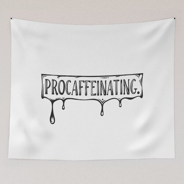 Item preview, Procaffeinating Coffee Quote 1 Gift designed and sold by OneLine Studio.
