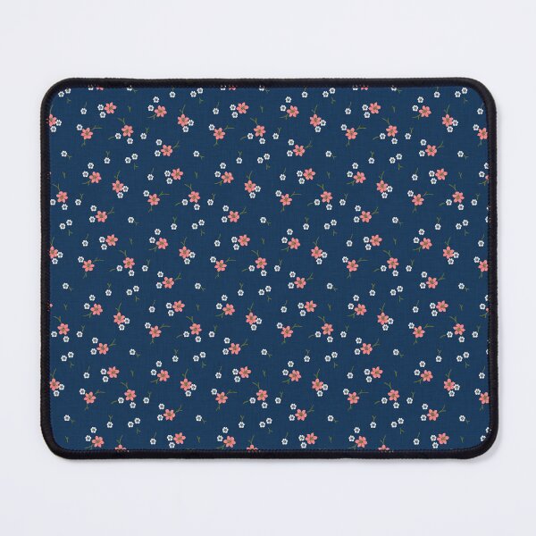 Item preview, Midnight Navy Cherry Blossom Pattern Floral designed and sold by BHDigitalArt.