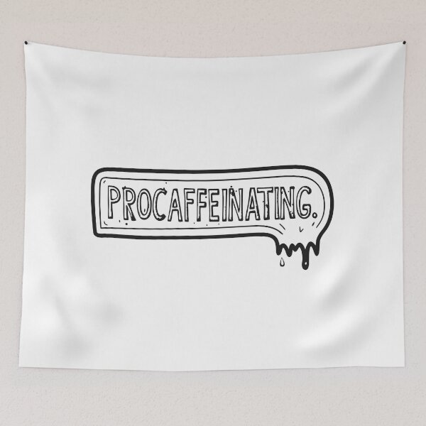 Item preview, Procaffeinating Coffee Quote 2 Gift designed and sold by OneLine Studio.