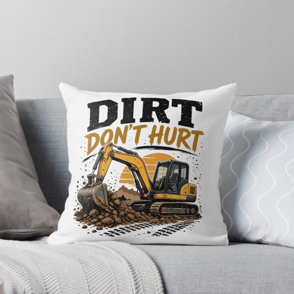 Item preview, Dirt Don't Hurt Excavator Construction Operator designed and sold by roni-harbor.