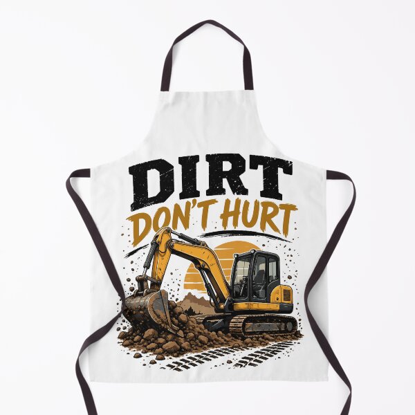 Item preview, Dirt Don't Hurt Excavator Construction Operator designed and sold by roni-harbor.