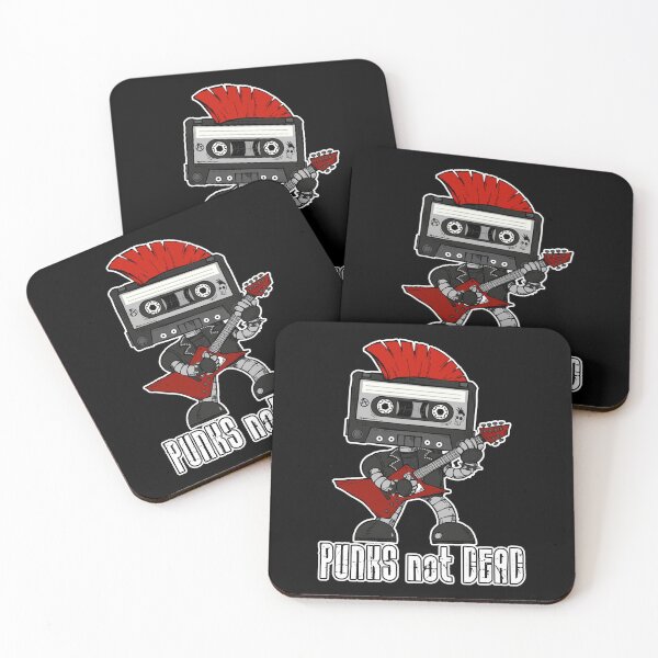 Item preview, Anarchy "Punks not Dead" — Punk Cassette Tape Head designed and sold by LZRD12.