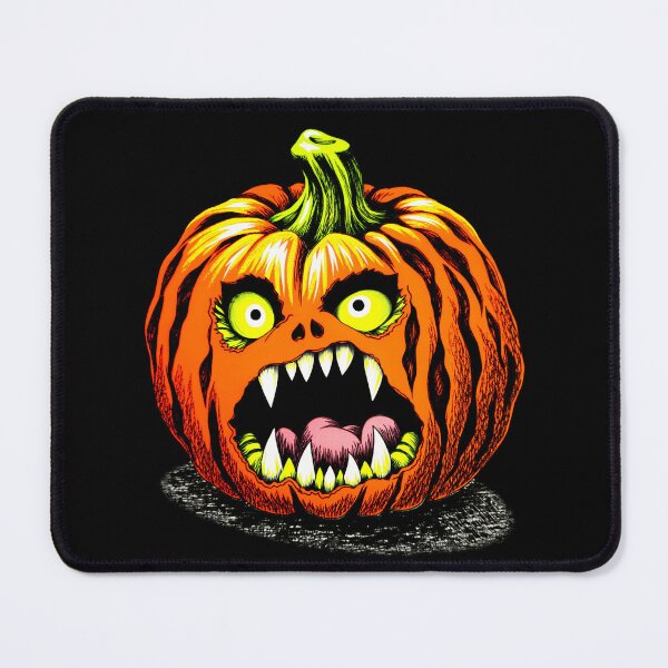 Item preview, Crazy Halloween Pumpkin With Strange Face And Sharp Teeth designed and sold by QQQueen.