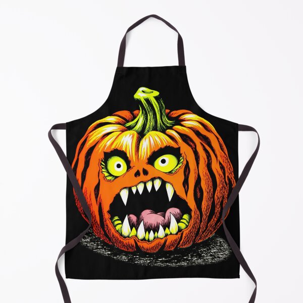 Item preview, Crazy Halloween Pumpkin With Strange Face And Sharp Teeth designed and sold by QQQueen.