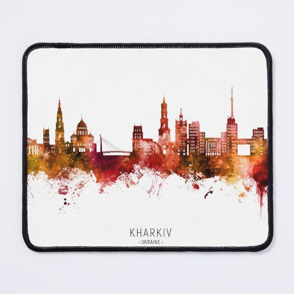 Item preview, Kharkiv Ukraine Skyline designed and sold by ArtPrints.