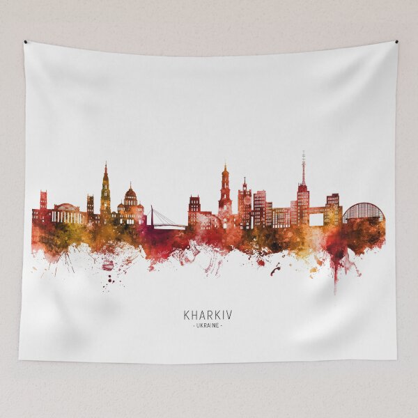 Item preview, Kharkiv Ukraine Skyline designed and sold by ArtPrints.