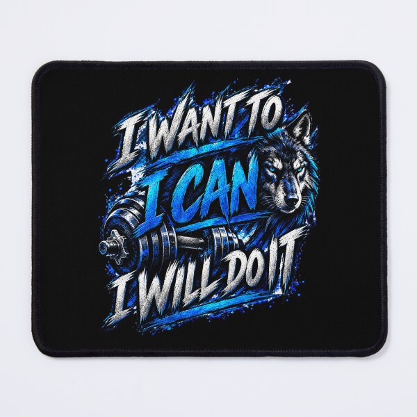 Item preview, I Want To, I Can, I Will Do It. designed and sold by Dinasshop.