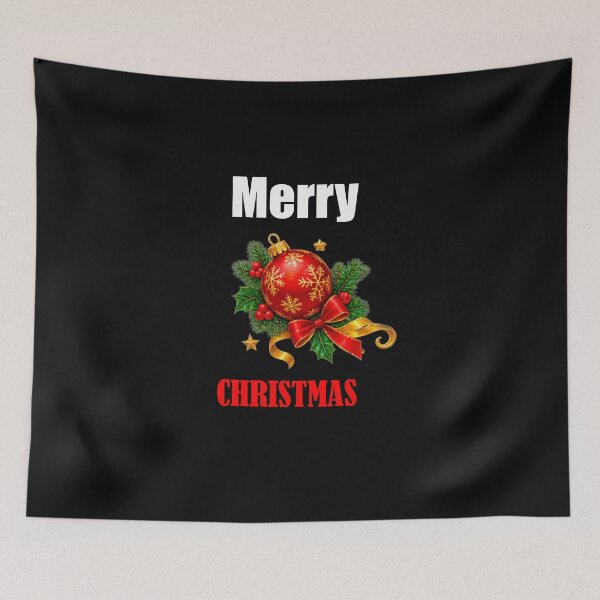 Item preview, Merry Christmas Festive Print-on-Demand Design  designed and sold by annenambiro.