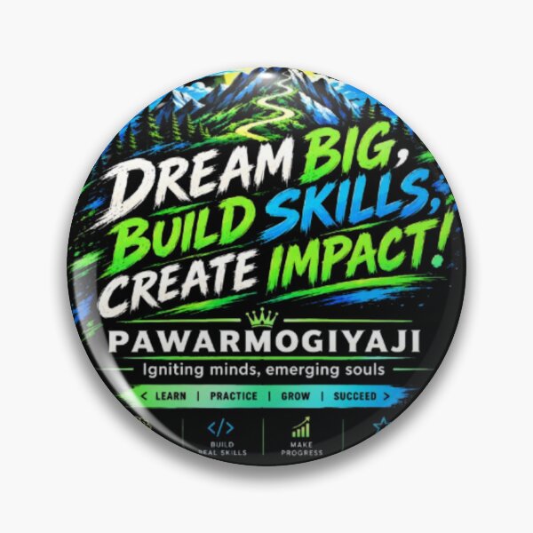 Item preview, Dream Big Build Skills Create Impact Motivational Quote designed and sold by Pawar1999.