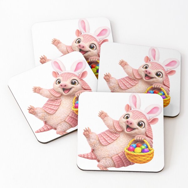Item preview, Pink Fairy Armadillo Easter Basket designed and sold by Sillytoe.