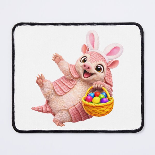 Item preview, Pink Fairy Armadillo Easter Basket designed and sold by Sillytoe.