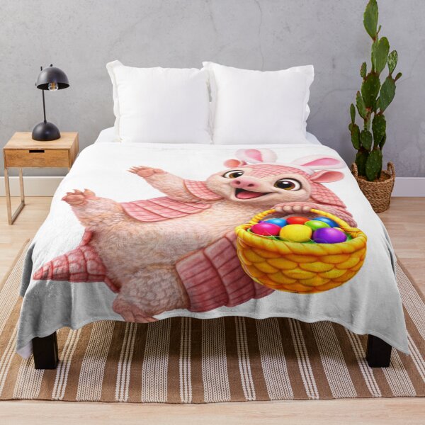 Item preview, Pink Fairy Armadillo Easter Basket designed and sold by Sillytoe.