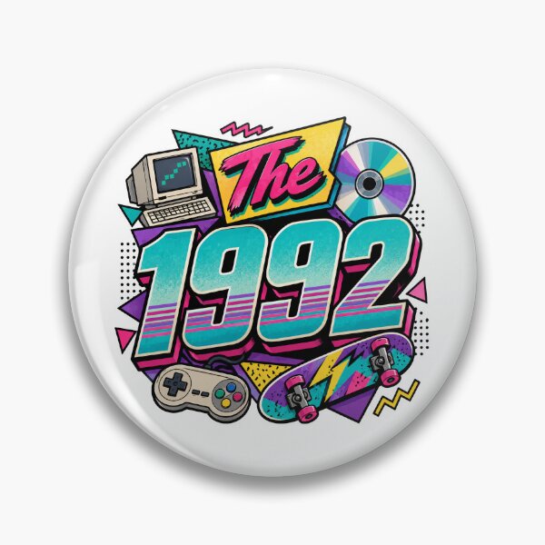 Item preview, The 1992 Neon Birthday designed and sold by RedCircleArt.