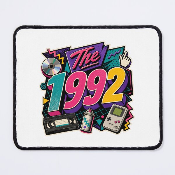 Item preview, The 1992 Retro Tech Birthday designed and sold by RedCircleArt.