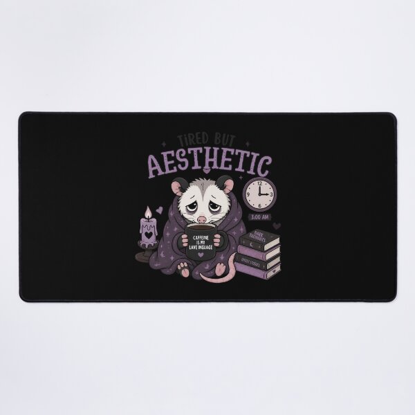 Item preview, Tired But Aesthetic Possum Night Owl Dark Academia designed and sold by Créative touche .