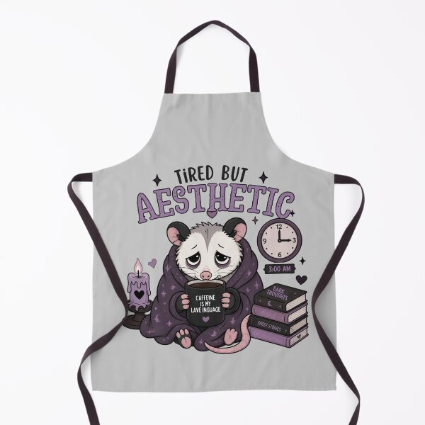 Item preview, Tired But Aesthetic Possum Night Owl Dark Academia designed and sold by Créative touche .
