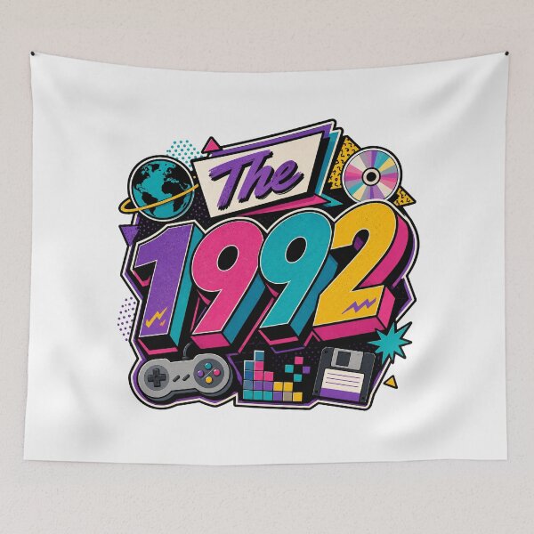 Item preview, The 1992 Pixel Birthday designed and sold by RedCircleArt.