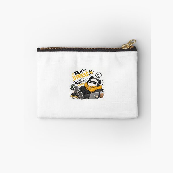 Item preview, Don’t Stress Just Progress Panda designed and sold by Nicefashions.