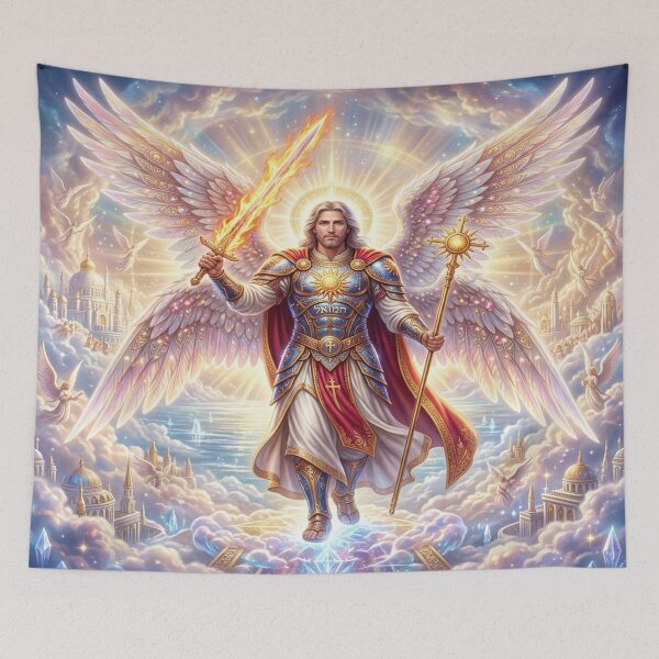 Item preview, A Celestial Vision of Archangel Chamuel designed and sold by Solomon-Ent-144.