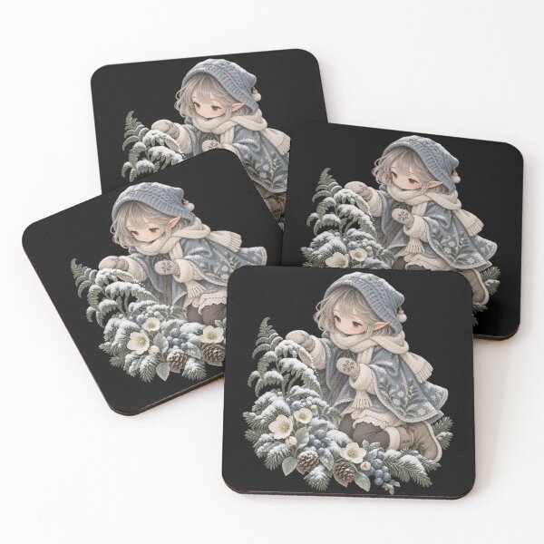Item preview, Frost Fern Elf Mystic Winter Botanical  designed and sold by PhylonBoxx.
