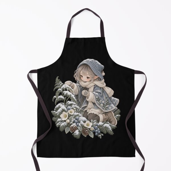 Item preview, Frost Fern Elf Mystic Winter Botanical  designed and sold by PhylonBoxx.