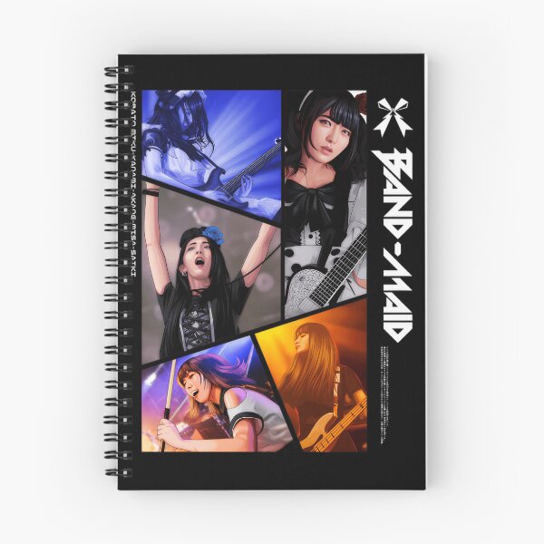 Item preview, Japanese Maid Band Collage Panel designed and sold by rukiyadevelle.