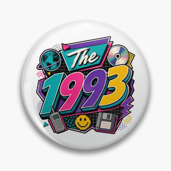 Item preview, The 1993 Retro Birthday designed and sold by RedCircleArt.