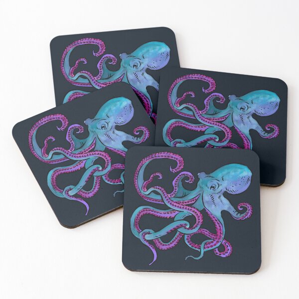 Item preview, Octopus - watercolor designed and sold by PeachyLitchi.