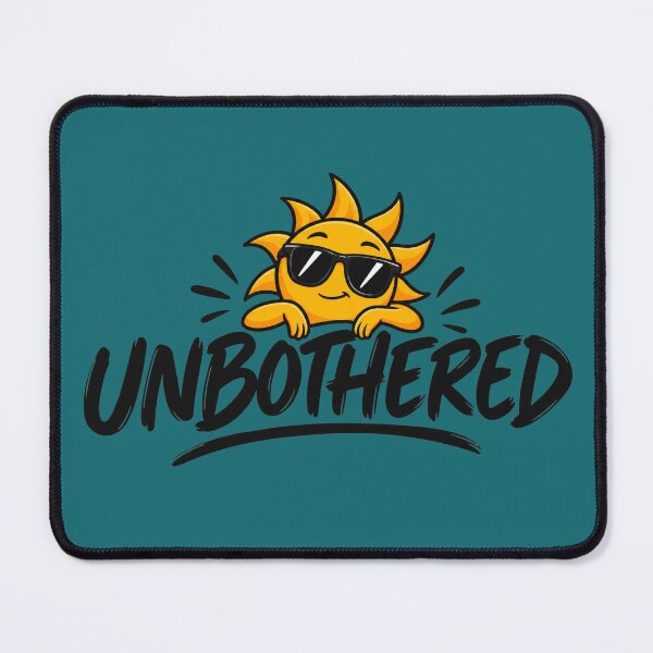 Item preview, Unbothered Cute Sun with Sunglasses Funny Summer Vibe Design designed and sold by SeJaa.