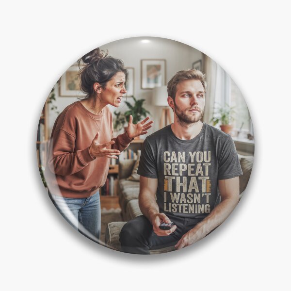 Artikelvorschau, Funny Tee Can You Repeat That I Wasn't Listening entworfen und verkauft von Home Decor Art.