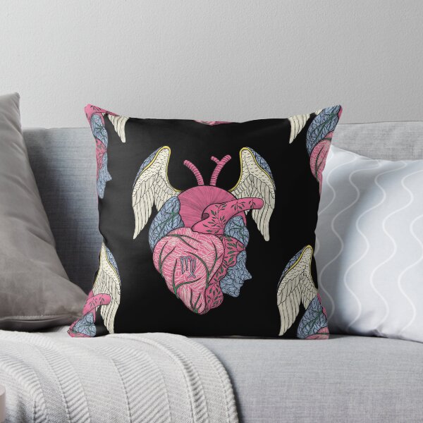 Virgo Heart Throw Pillow