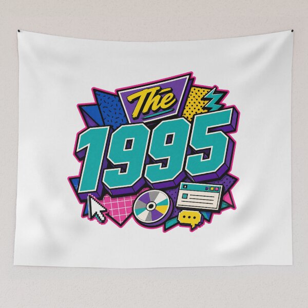 Item preview, The 1995 Retro Birthday designed and sold by RedCircleArt.