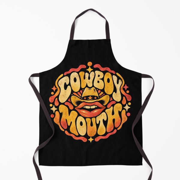 Item preview, Cowboy Mouth Psychedelic Western Lips Design designed and sold by JMS-Artvintage.